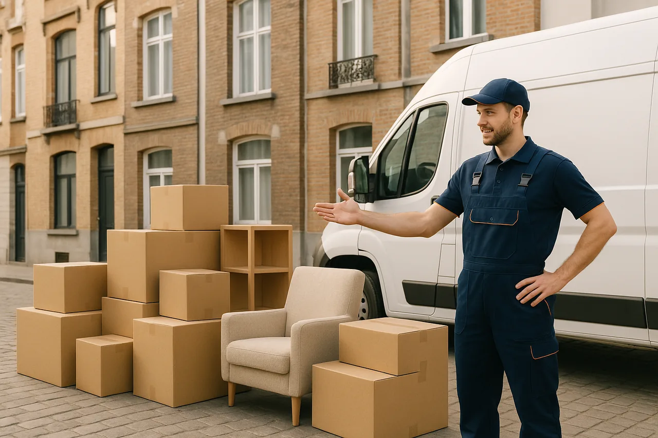 Estimation du volume de déménagement à Bruxelles : meubles et cartons à mesurer