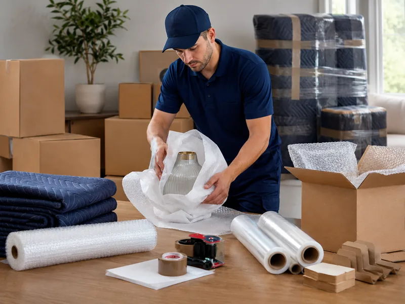 Service d'emballage et fourniture de cartons